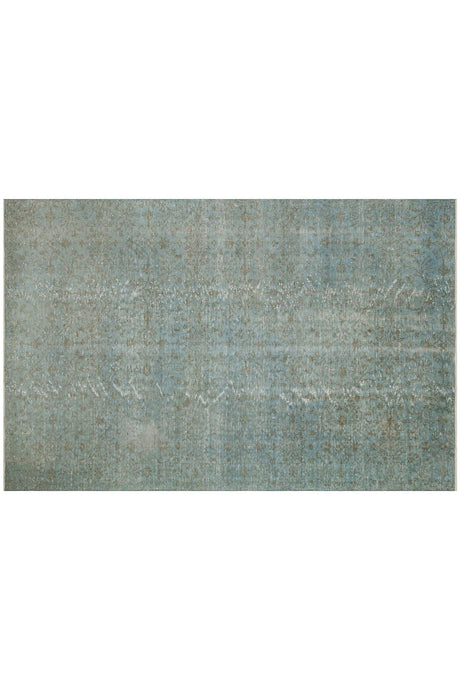 Light Blue Patterned Woven Carpet