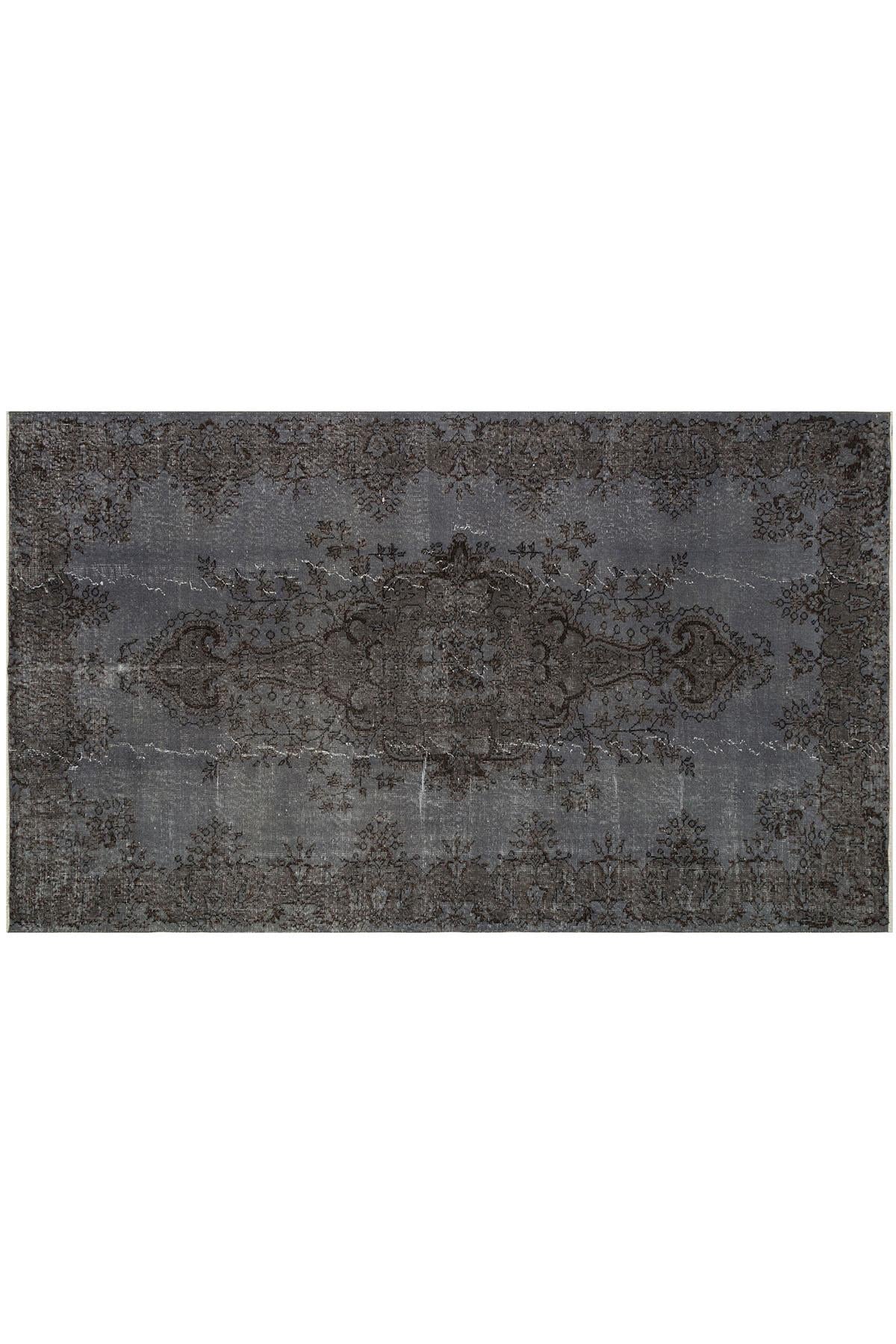 Anthracite Patterned Woven Carpet