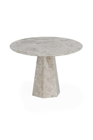 Beige Marble Dining Table