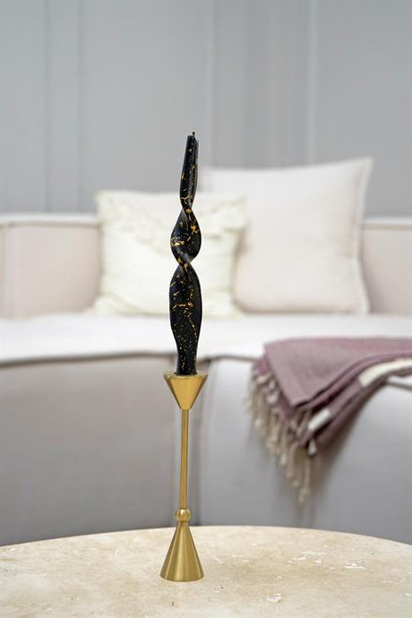 Twisted Candlestick Black