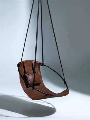 Leather Hanger Swing Brown
