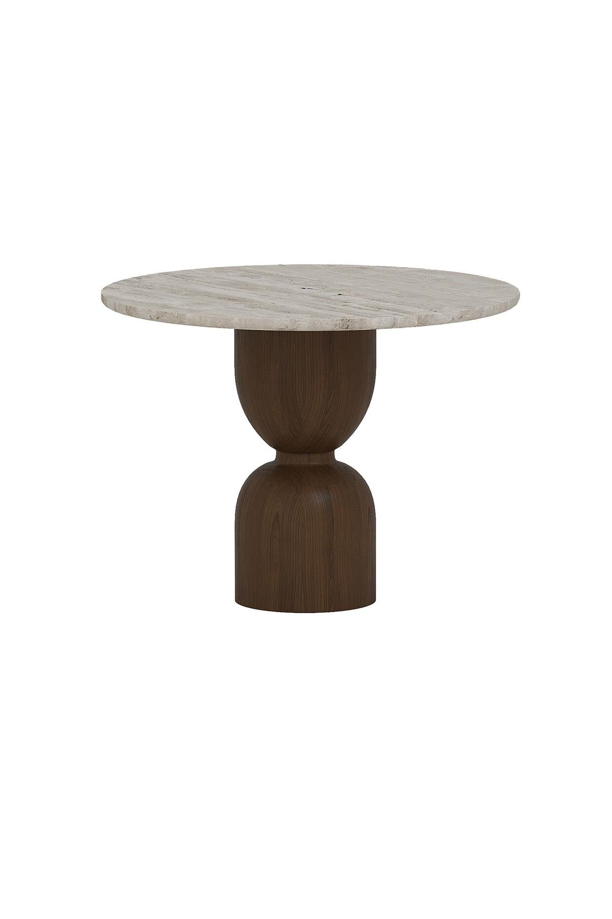 Femme Travertine Dining Table