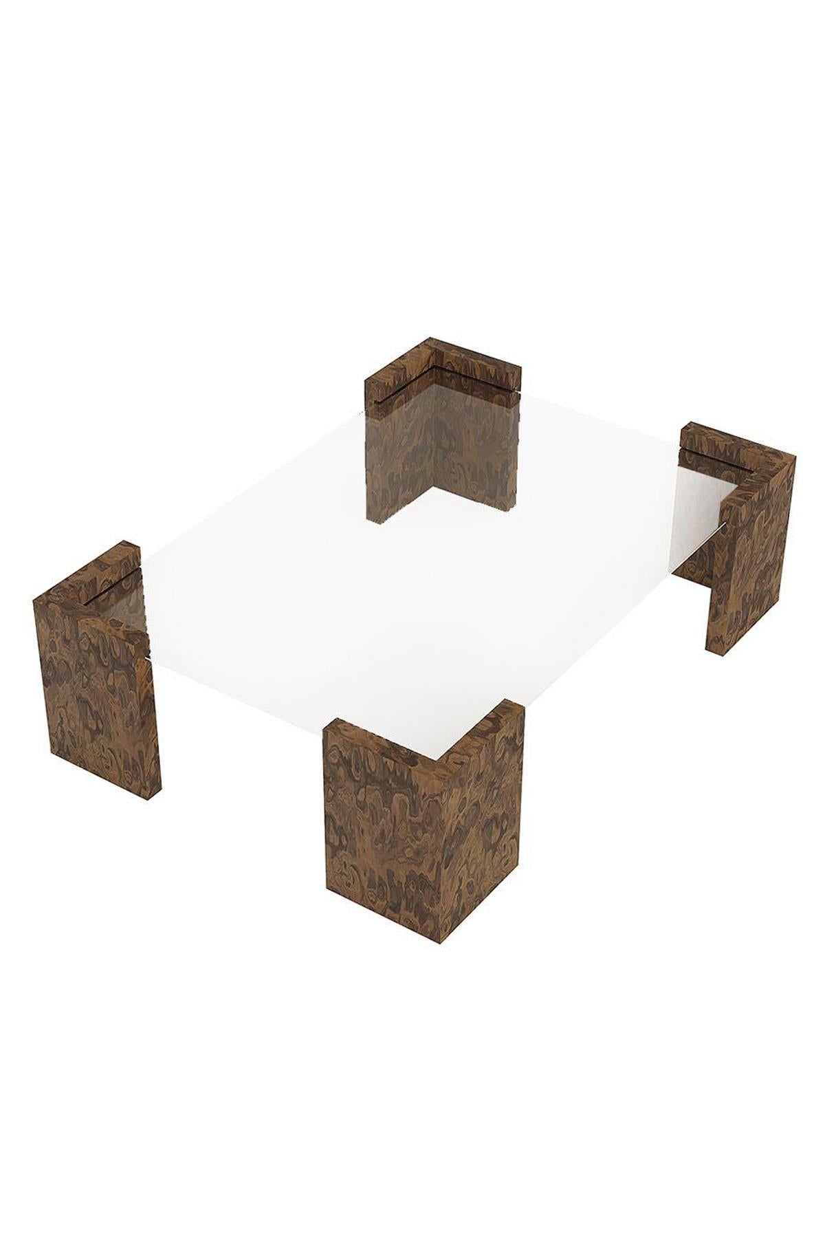 Frame Wooden Coffee Table