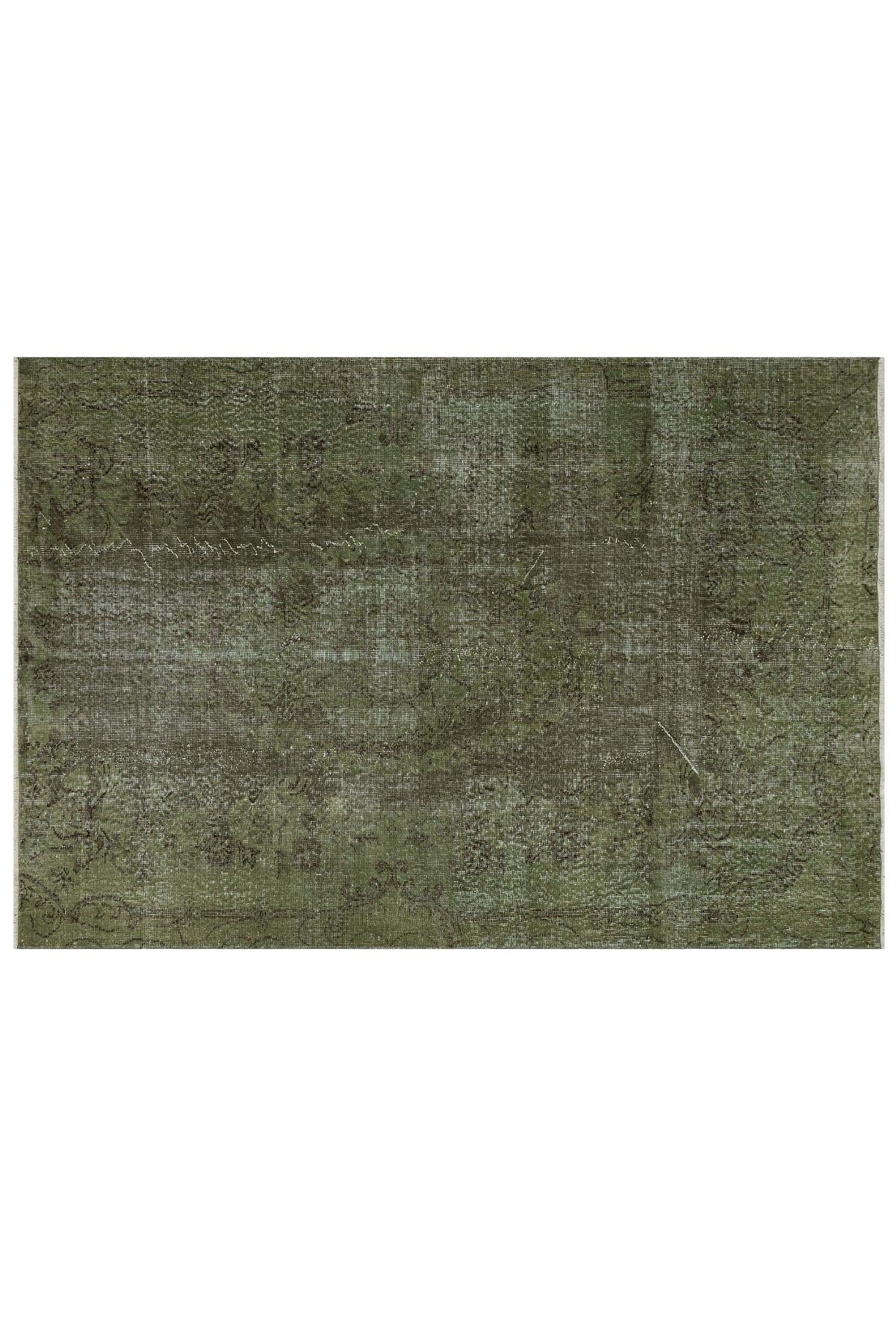 Khaki Patterned Antique Carpet