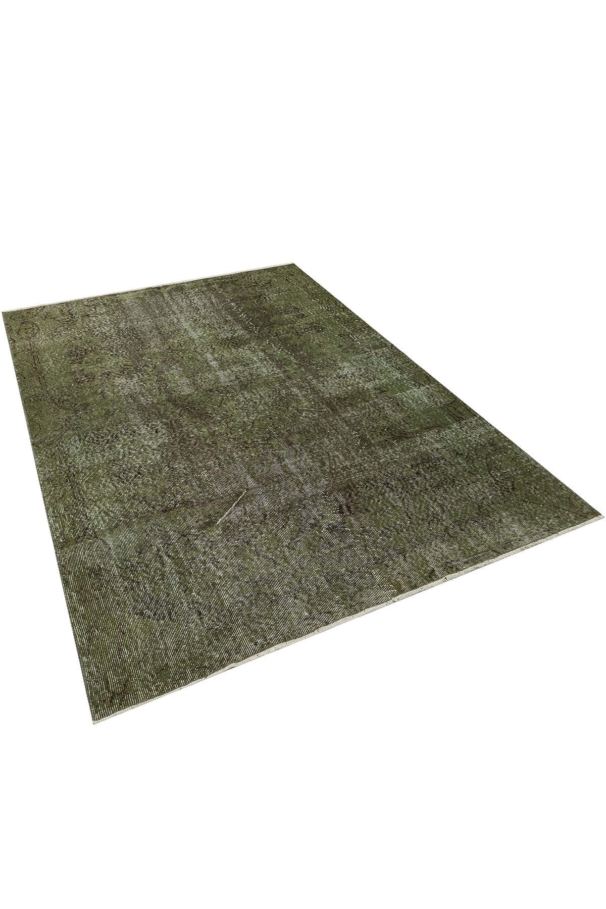 Khaki Patterned Antique Carpet