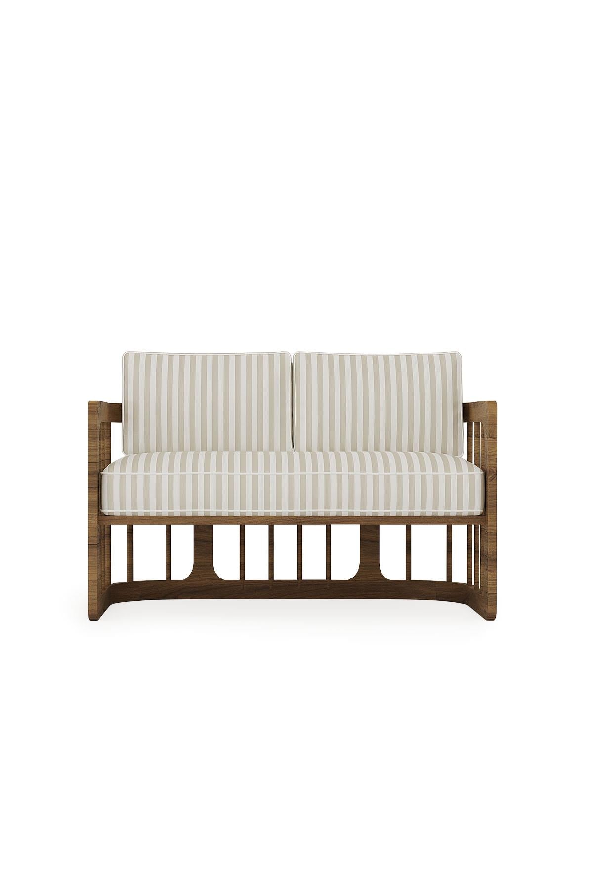 Iroko Cozy Double Garden Sofa