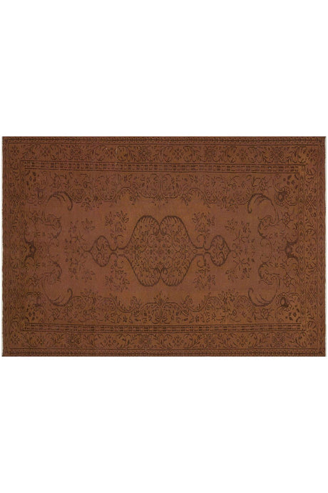 Brown Antique Patterned Vintage Carpet