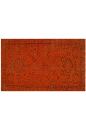 Red Antique Patterned Vintage Carpet