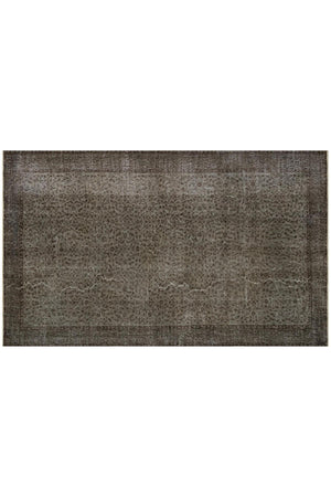 Dark Brown Vintage Anatolian Rug