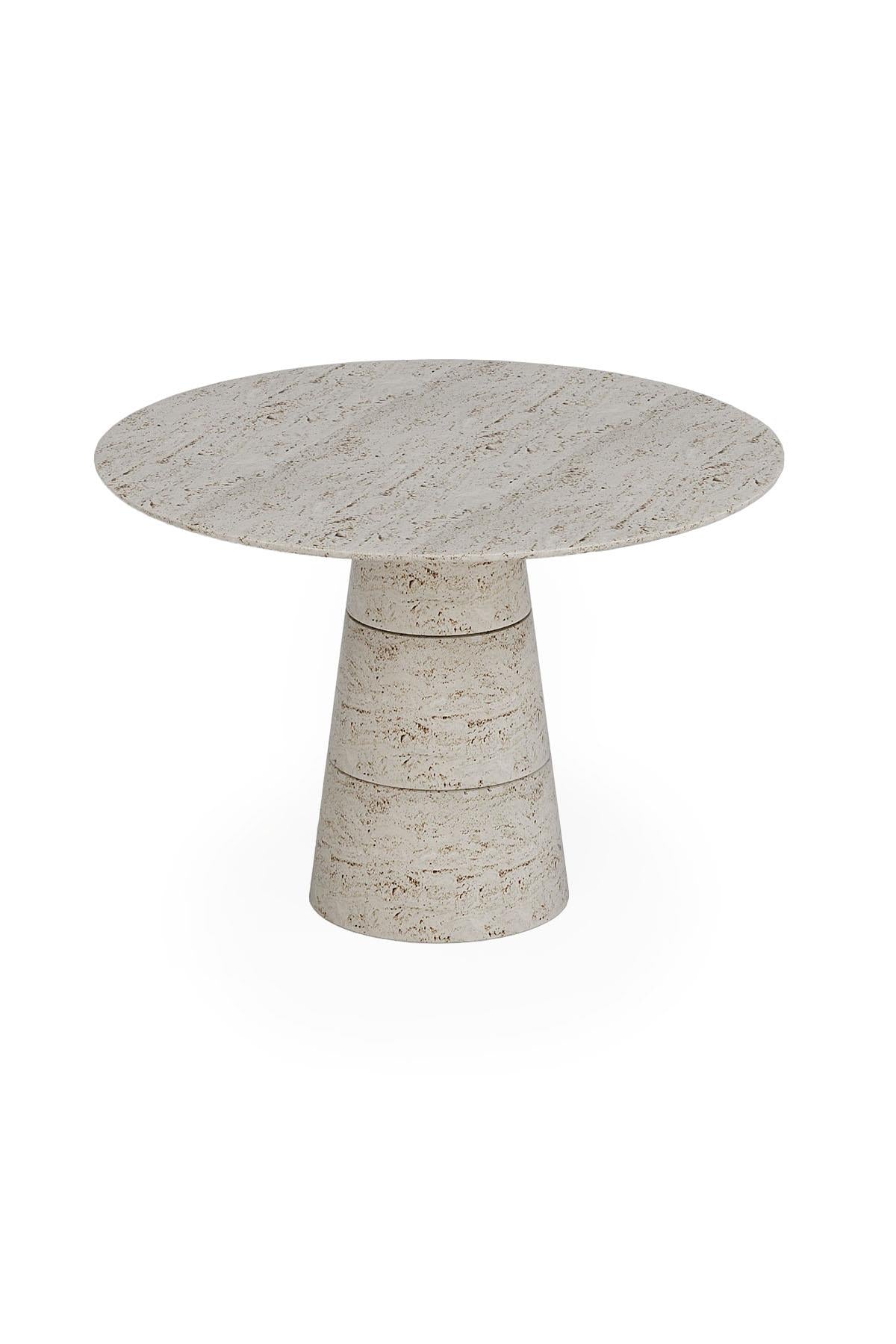 Leo Travertine Dining Table