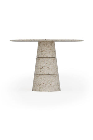 Leo Travertine Dining Table