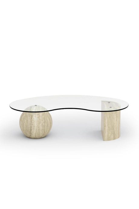 Medusa Travertine Coffee Table