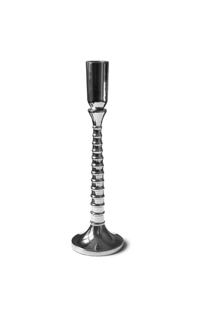 Metal Candlestick Silver Color 28 cm