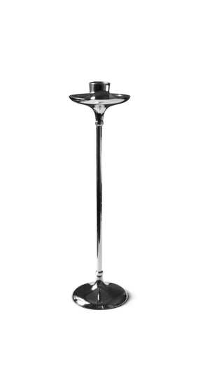 Metal Candlestick Silver Color 32 cm