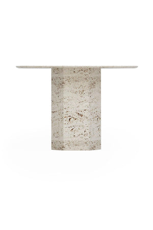 Mia Travertine Dining Table