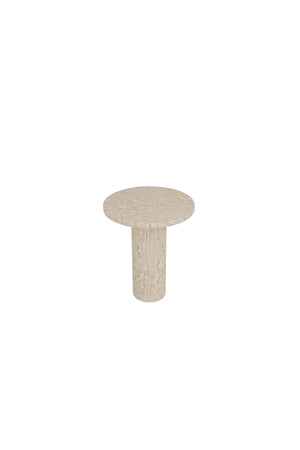 Monet Travertine Small Side Table