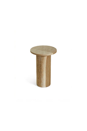 Pinot Travertine Large Side Table