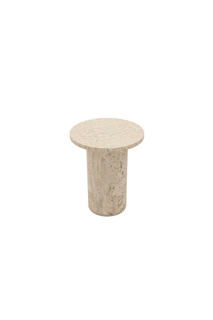 Pinot Travertine Large Side Table