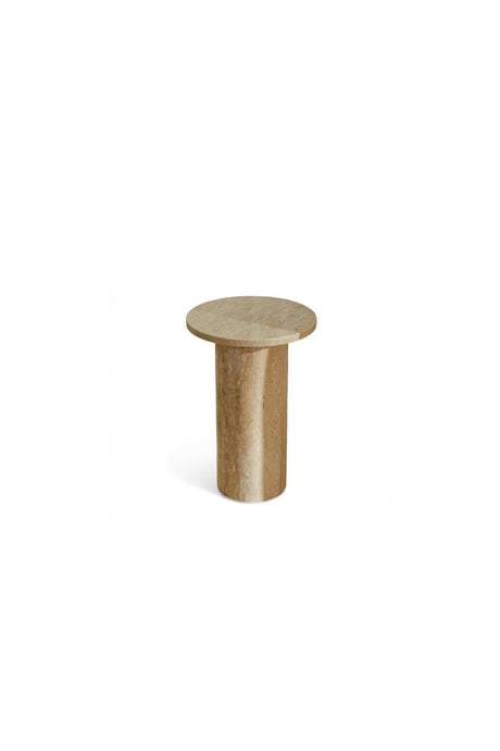 Pinot Travertine Small Size Side Table