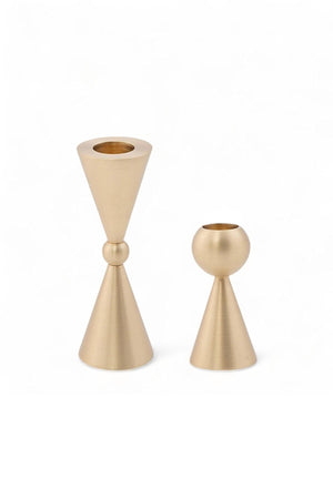 Brass Handmade Minimal Taper Candle Holder