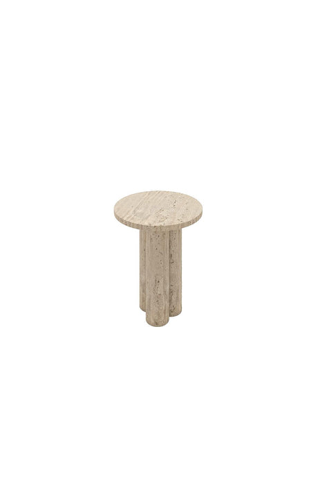 Porto Travertine Side Table