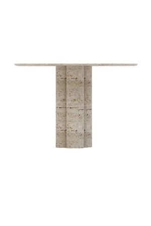 Porto Travertine Dining Table