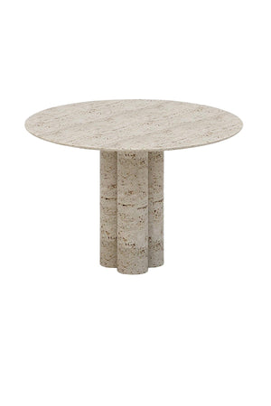 Porto Travertine Dining Table