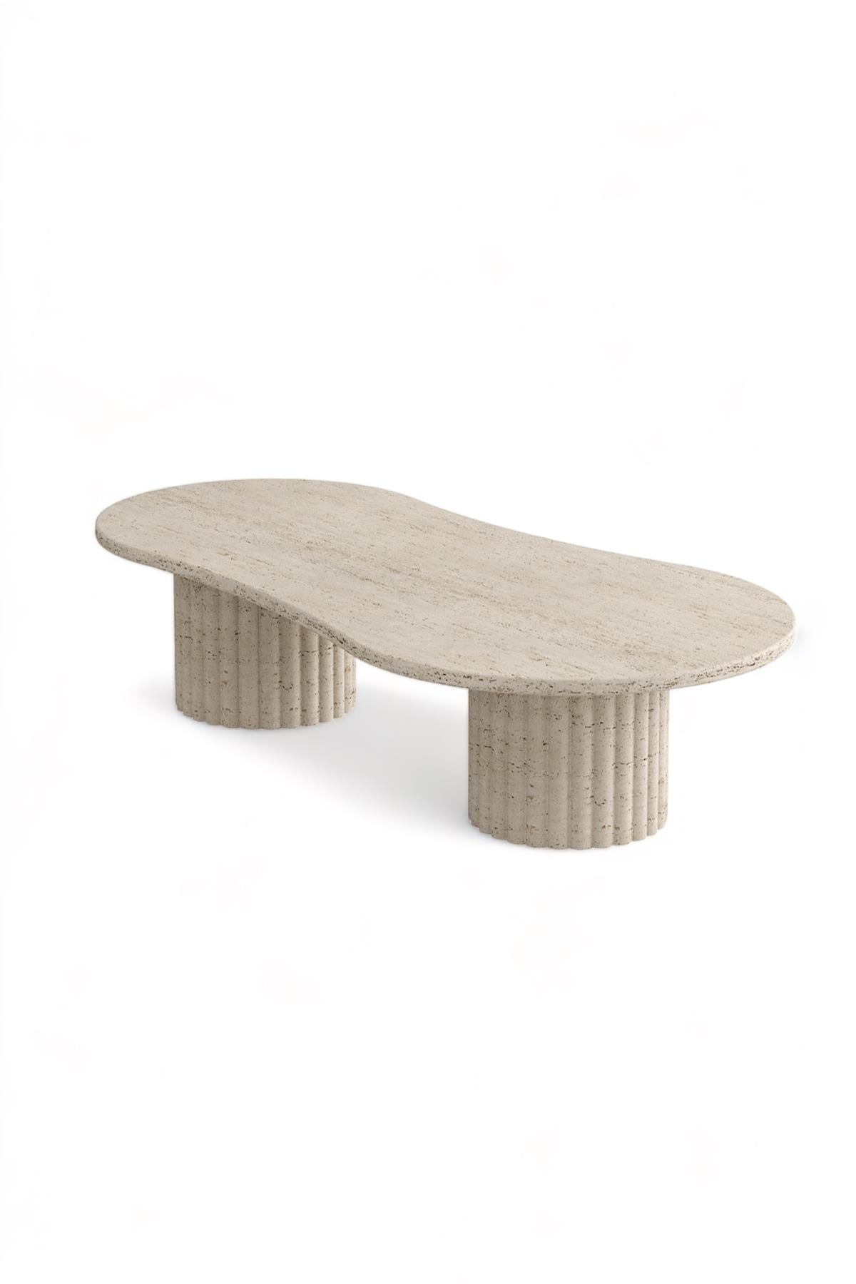 Sunny Travertine Coffee Table