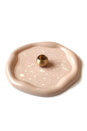 Terrazzo Brass Palo Santo Incense Burner