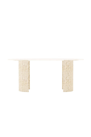 Travertine C Table