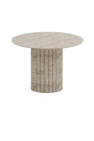 Travertine Daisy Table