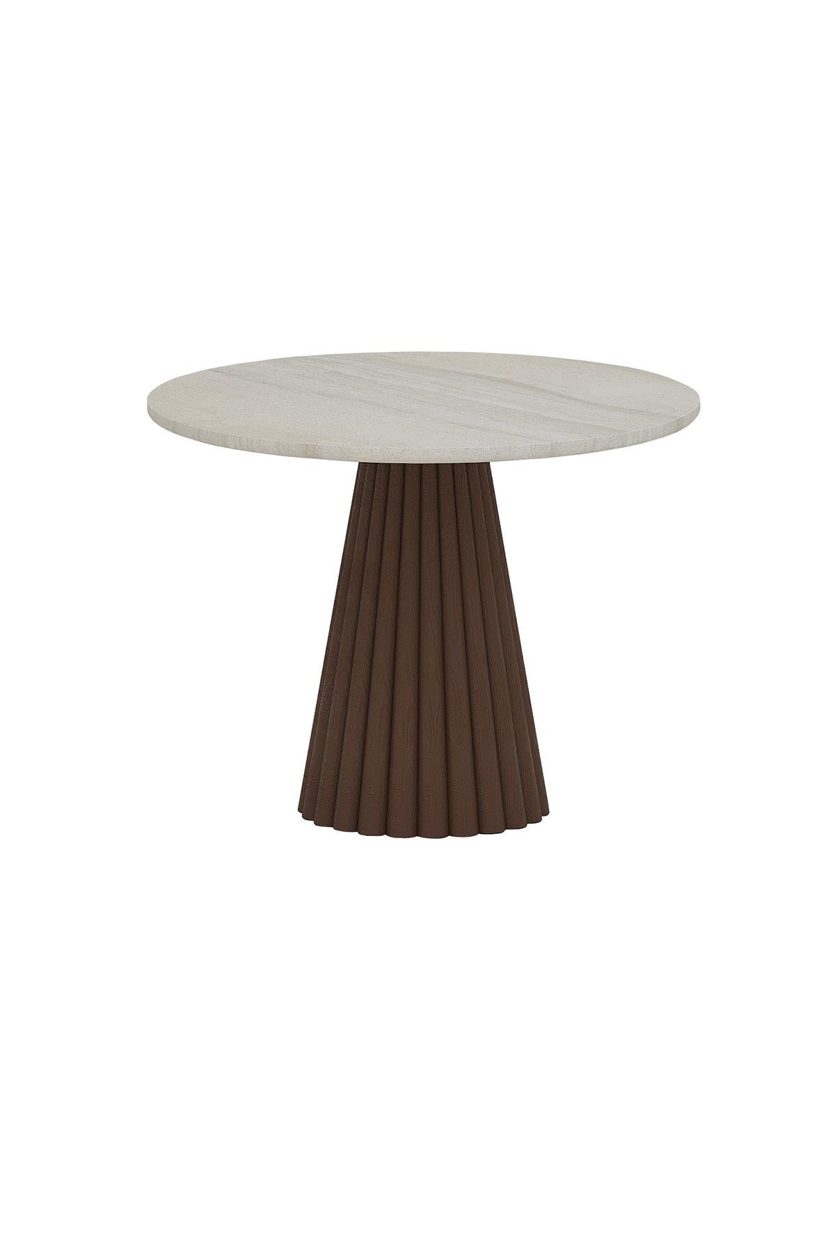 Venus Travertine Dining Table