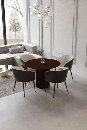 Wooden Round Wooden Dining Table